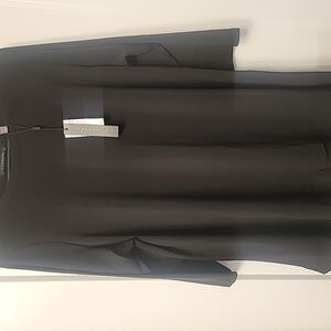 Tahari Black Blouse Size XL